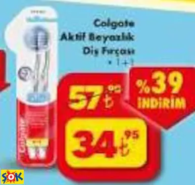 COLGATE AKTİF BEYAZLIK DİŞ FIRÇASI